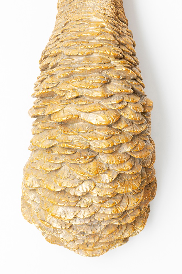 Kare Design Wanddekoobjekt »Wandschmuck Ostrich Gold 19x72cm«