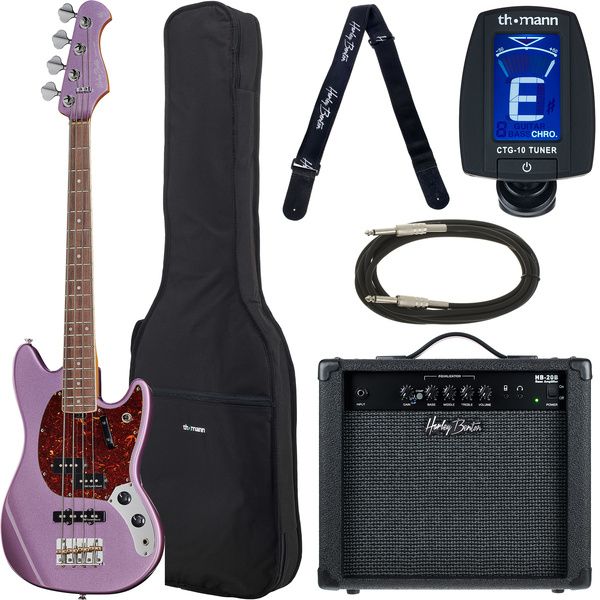 Harley Benton MV-4MSB Burgundy Mist Set
