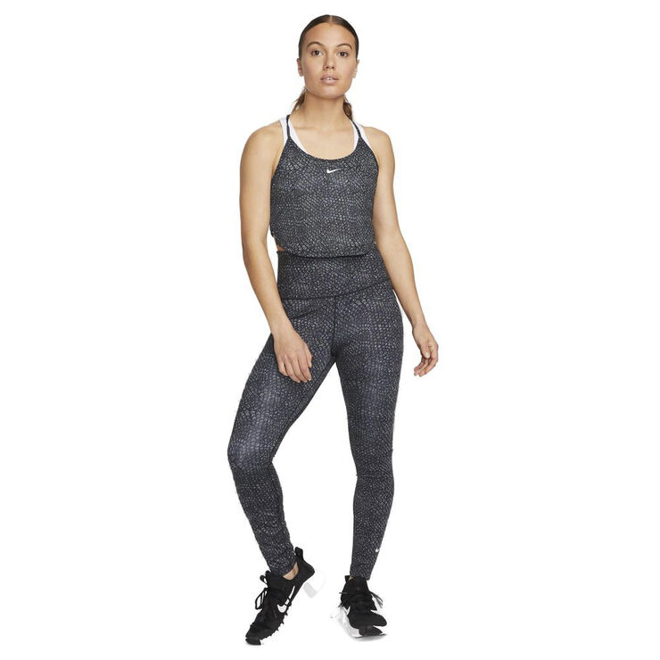 Nike Dri Fit One Crop Top Sort