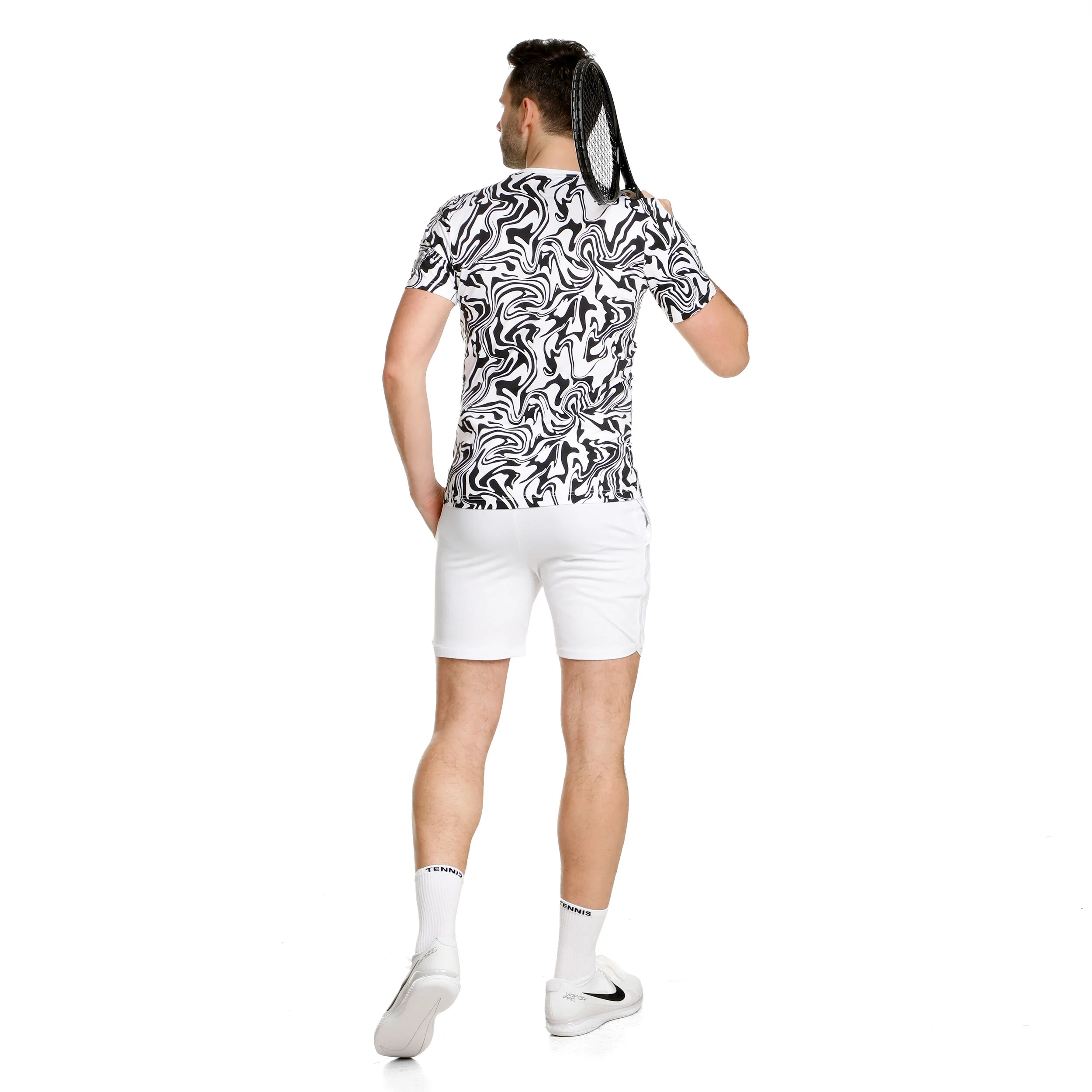 Hydrogen Tech Shorts Hommes - Blanc , Noir