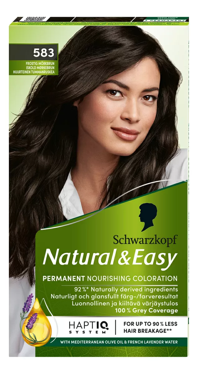 Schwarzkopf Natural & Easy 583 Iskold Mørkebrun