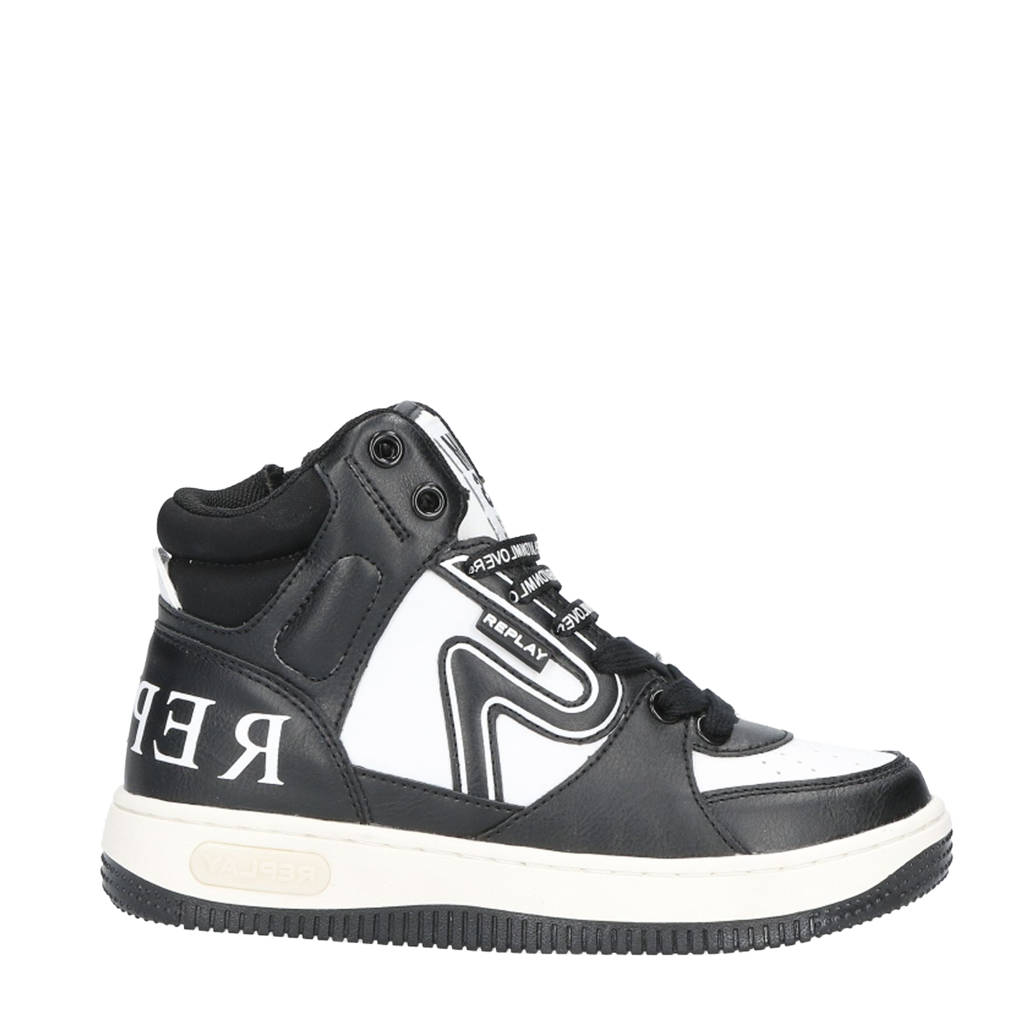 REPLAY sneakers zwart/wit