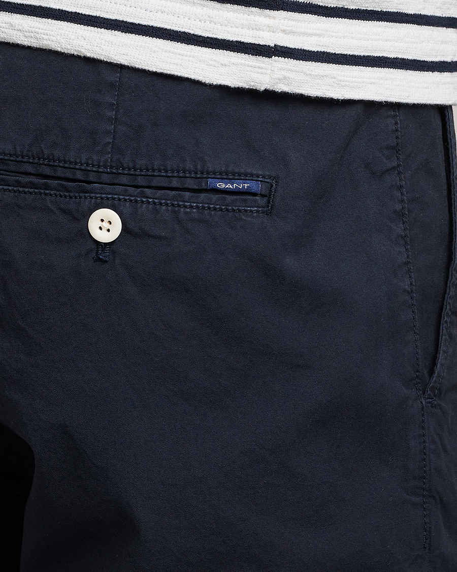 GANT Regular Sunbleached Shorts Marine