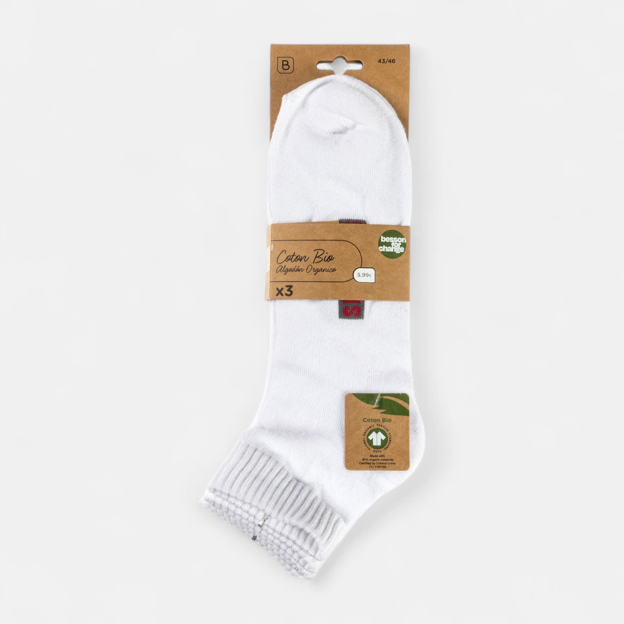 Chaussettes Homme blanc