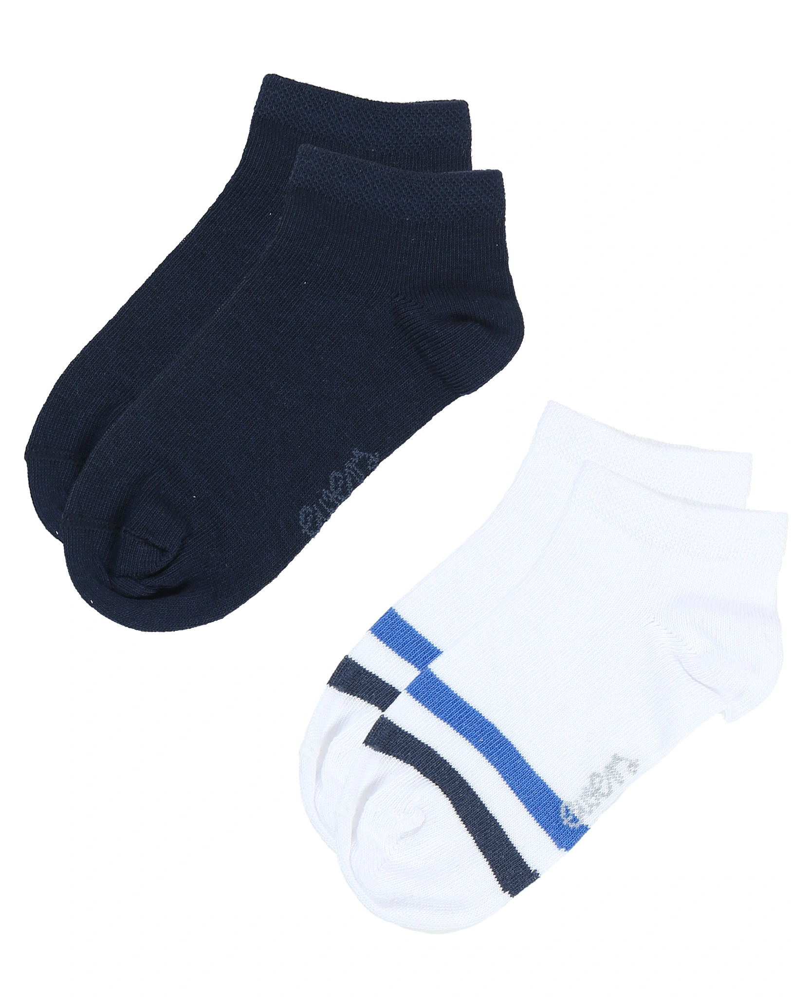 Sneakersocken RINGEL 6er Pack in blau/schwarz