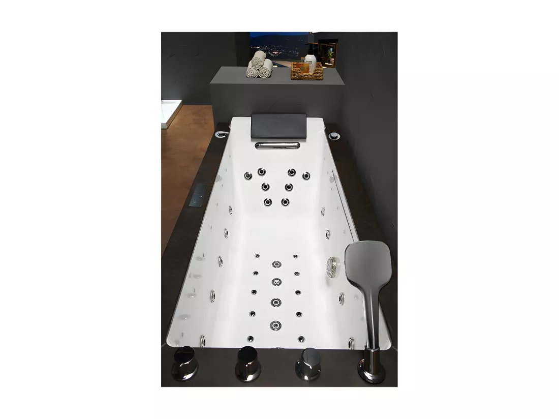 Baignoire balneo Lord Solo 1 place ZELAND® 170x75 - Droite