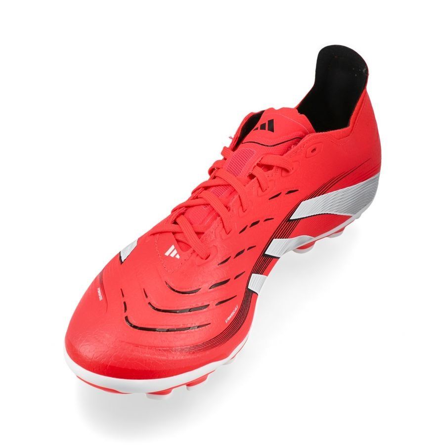 adidas Predator League 2G/3G AG Pure Victory - Lucid Red/Blanc/Noir