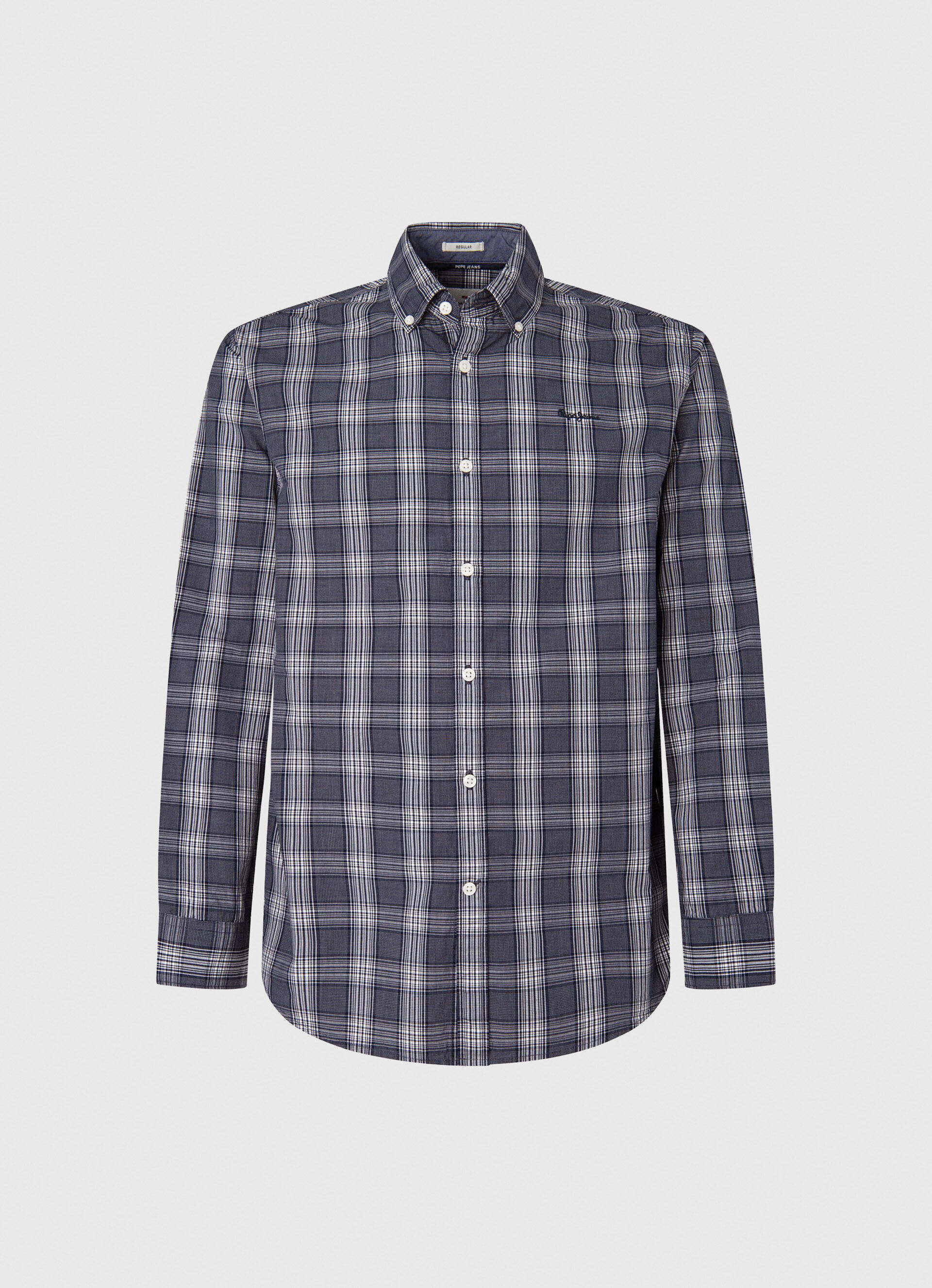 CAMISA XADREZ LYNWOOD CORTE REGULAR - azul dulwich