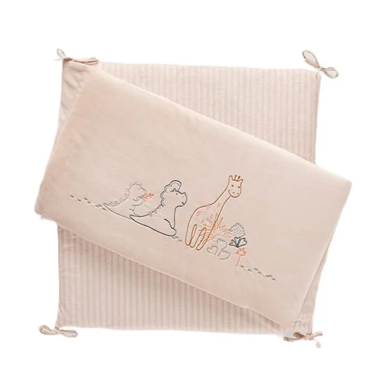 Tiga, Stegi & Ops Tour de lit Veloudoux   Beige        de               Noukies