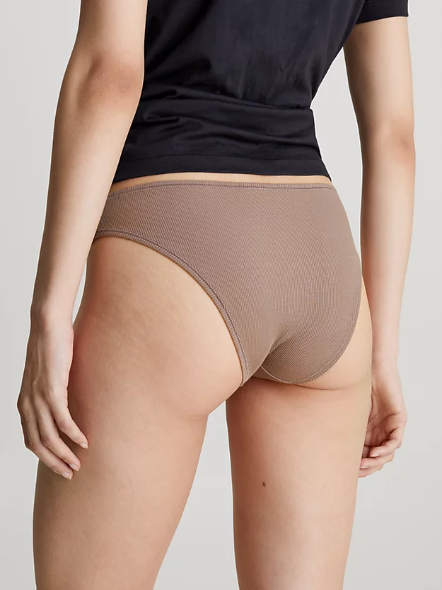 Conjunto de 3 Calcinhas de Biquíni - Ideal Modal Rib