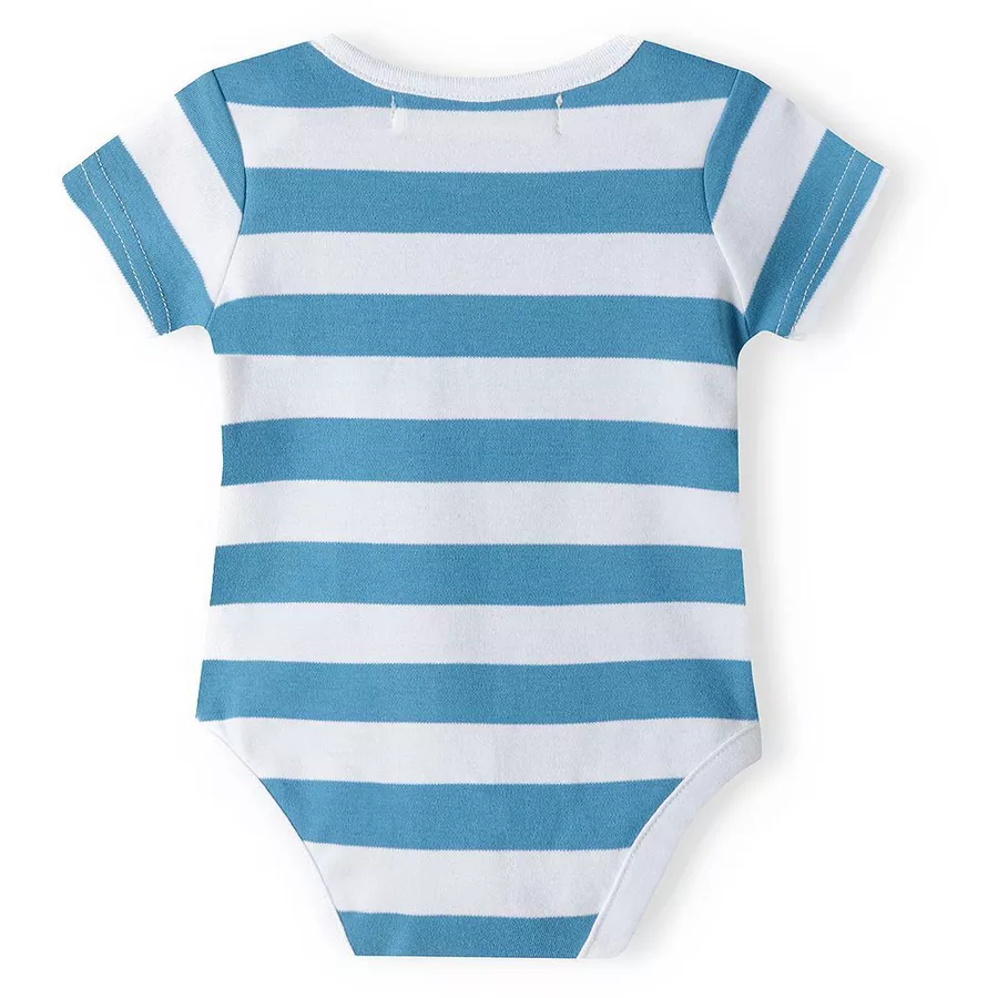 MINOTI 2er-Pack Bodys AquamarinWeiß