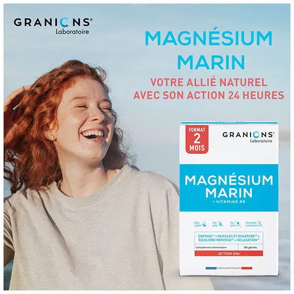 Granions Magnésio Marinho 60 cápsulas