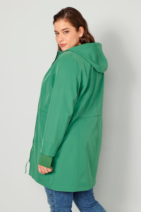 Softshelljacke, 3x-Funktion, Kapuze, Taillen-Tunnelzug, Langarm