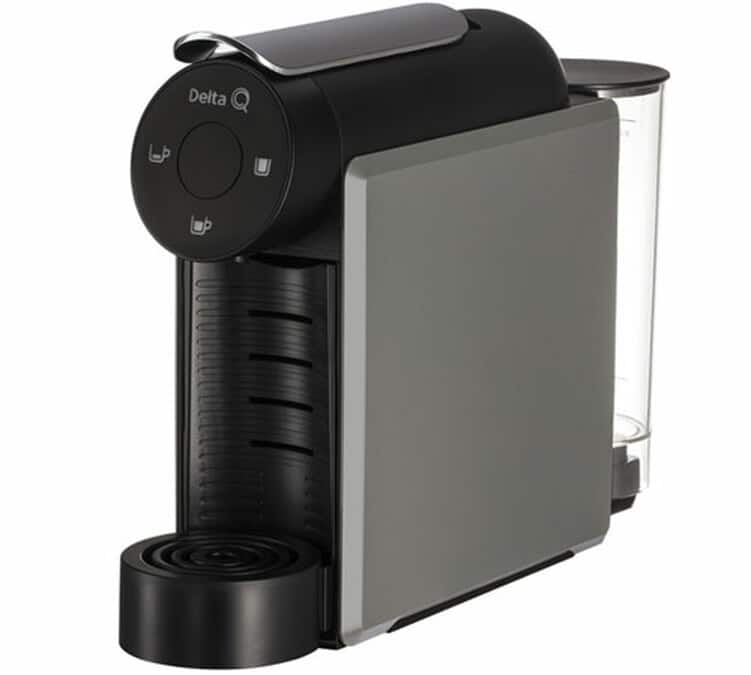 Machine à café capsules Delta Q Mini Qool - Grise + Offre cadeau