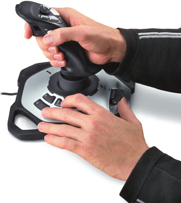 Logitech - Extreme 3D Pro - Pc-Joystick - Zwart - Precisie Twist Roercontrole