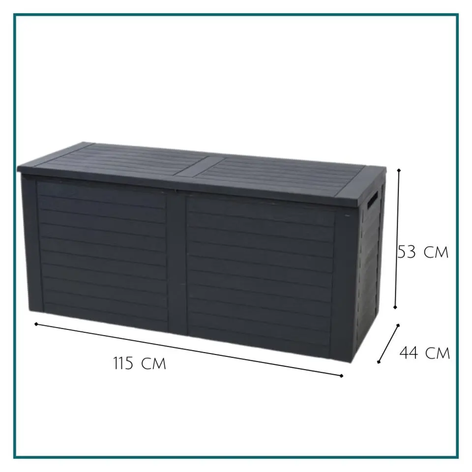 HIXA Opbergbox 240L -Zwart