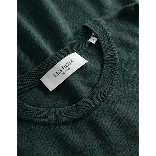 Les Deux Greyson Merino Striktrøje, Pine Green, L