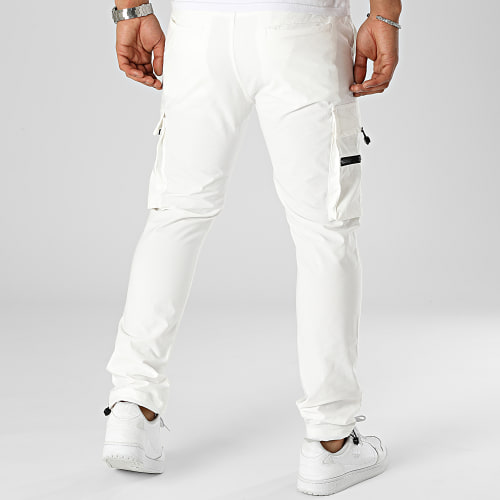 Pantalon Cargo Blanc