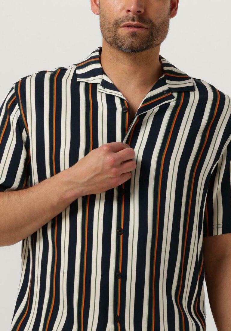 ANERKJENDT gebroken wit anerkjendt casual overhemd akleo s/s viscose aop