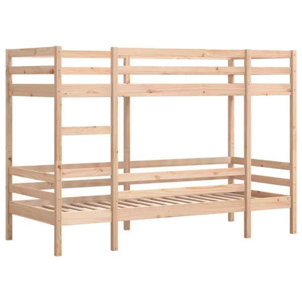vidaXL Køyeseng 80x200 cm heltre furu