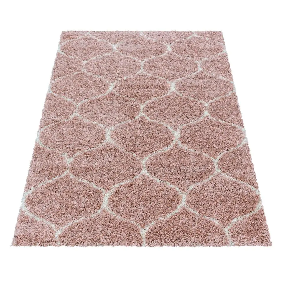 Opera Soft Shaggy Hoogpolig Vloerkleed Roze - 200x290 CM