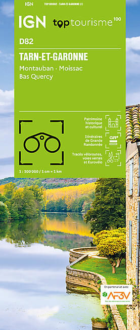 IGN - TARN-ET-GARONNE D82 TOP TOURISME 100 IGN