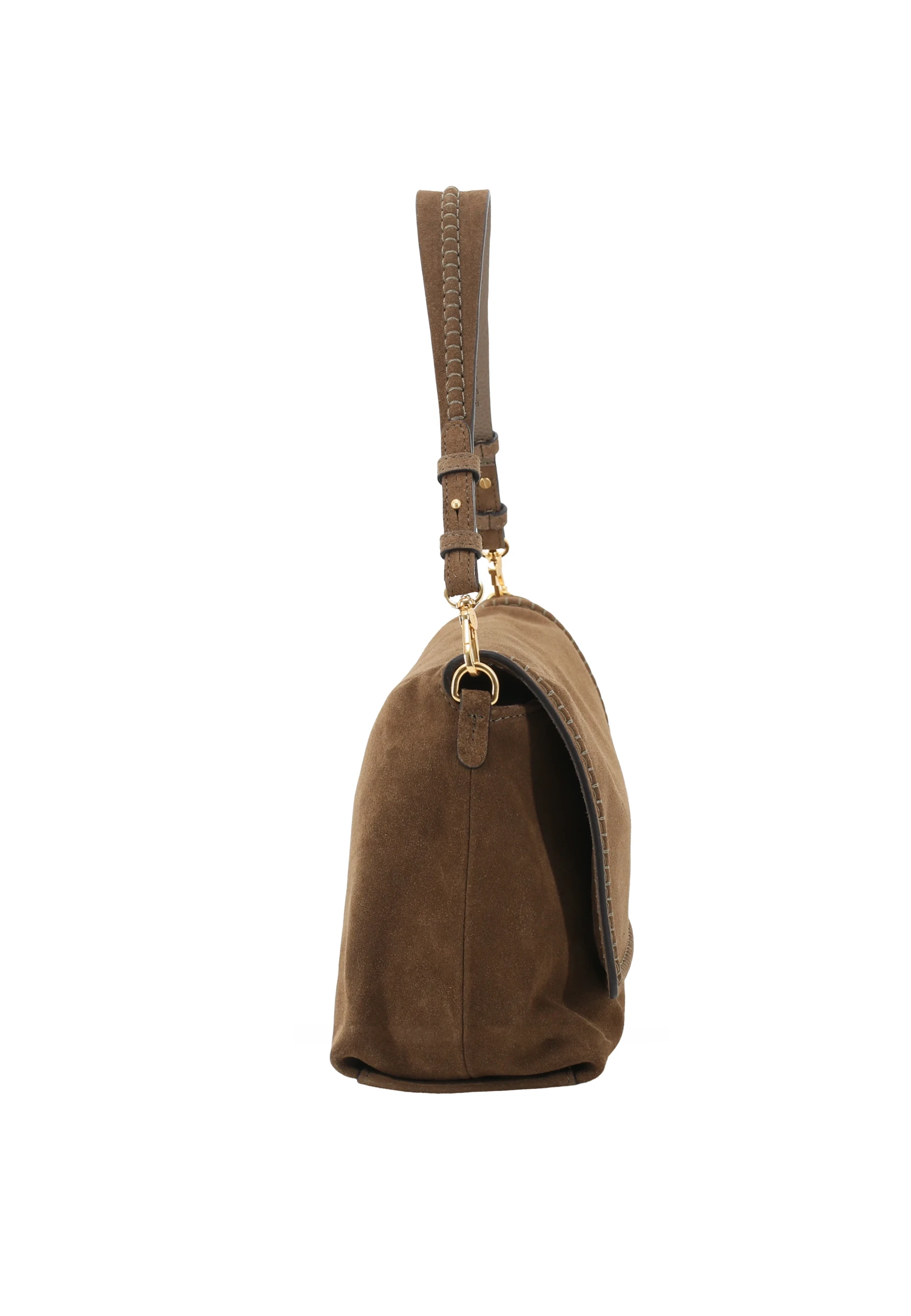 Shoulder bag SIGNATURE BIG Leather SUEDE Standard