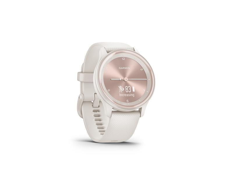 GARMIN Sportuhr Vivomove Sport Weiss/Gold Sportuhr