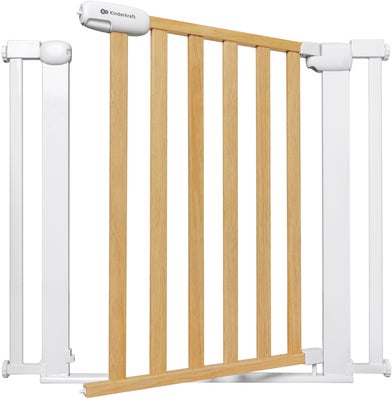 Kinderkraft LOCK&GO Sikkerhetsgrind, Wood