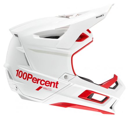 Casque Intégral 100% Aircraft 2 Rouge / Blanc