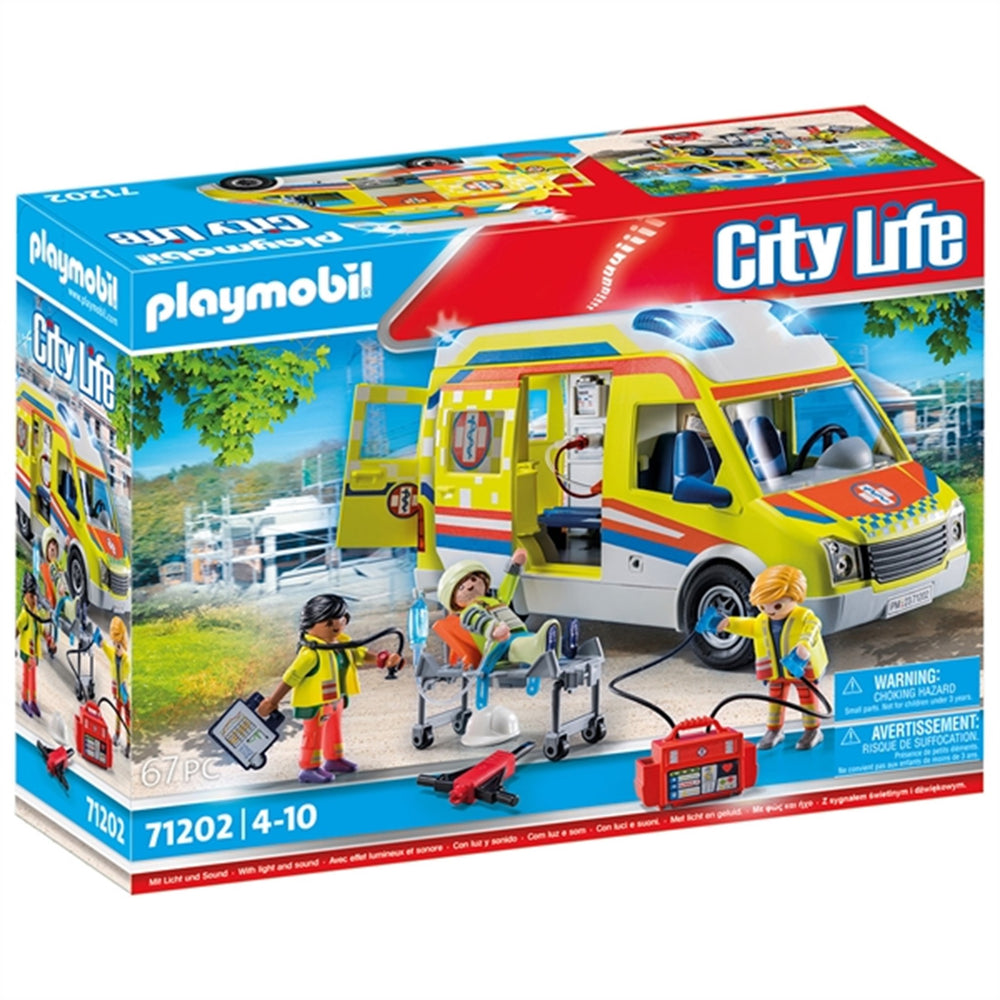 Køb Playmobil® City Life - Ambulance med Lys og Lyd