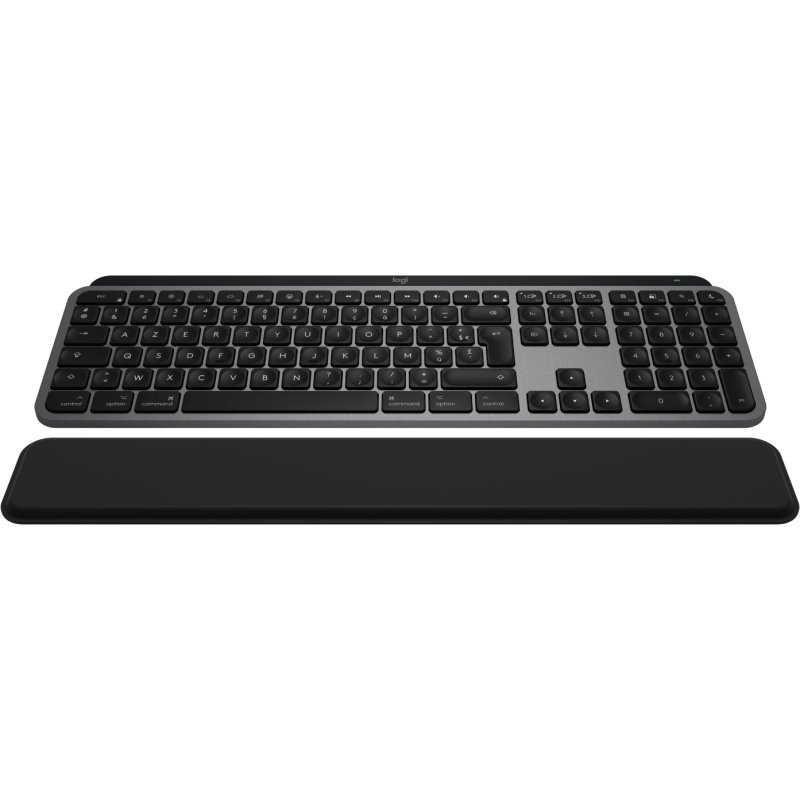 Logitech Master MX Keys S Combo for Mac clavier Souris incluse maison/bureau RF sans fil + Bluetooth AZERTY Français Aluminium, Noir