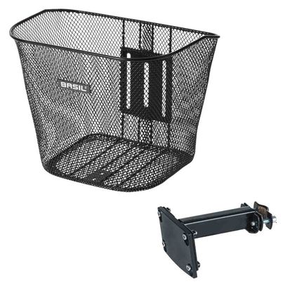BASIL Panier Avant BREMEN Fixation Potence Noir