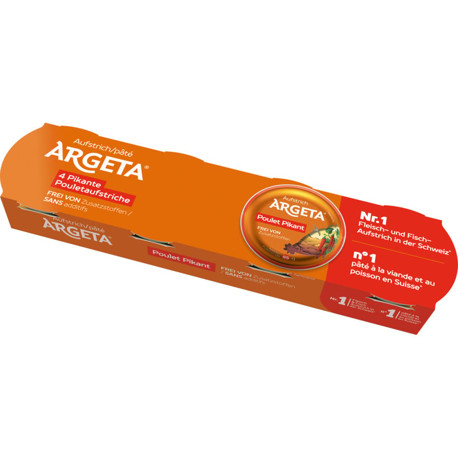 Argeta Hühnerfleisch Classic 4 x 95 g