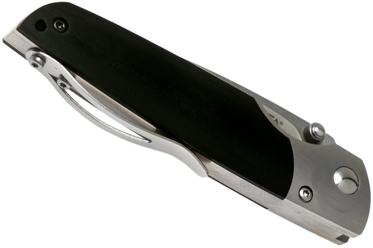 Mcusta MC-144G Shinra Mixture Teana, black pakkawood, herenmes