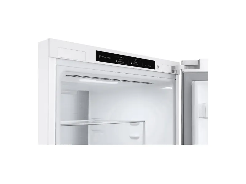 LG GBV5240DSW - Køleskab/fryser - bund-fryser - bredde: 59.5 cm - dybde: 68.2 cm - højde: 203 cm - 387 liter - Klasse D - superhvid
