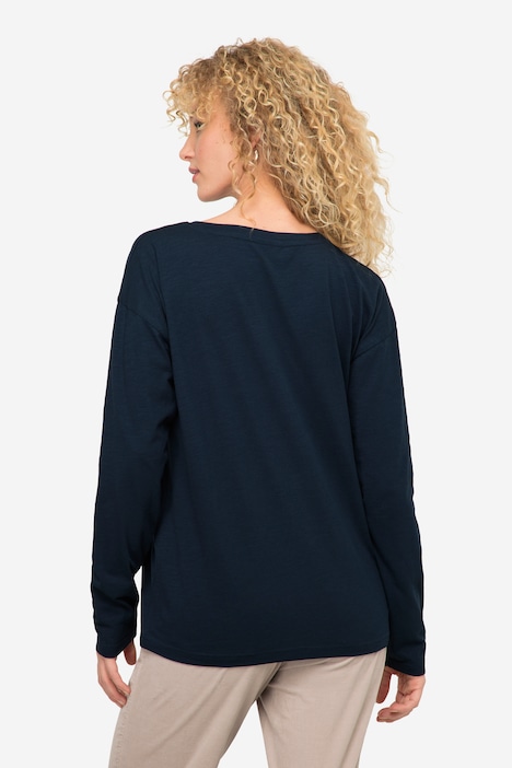 T-Shirt, Robbe, Rundhals, Langarm, OEKO-TEX