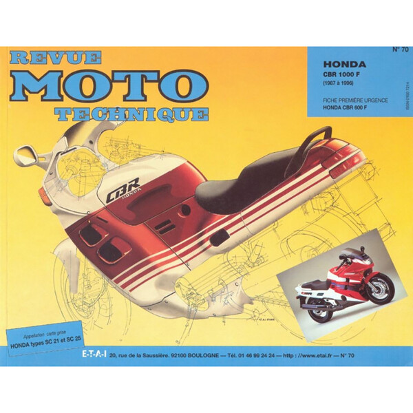 Etai - RMT 70.2 HONDA CBR 1000 (1987 à 1996)