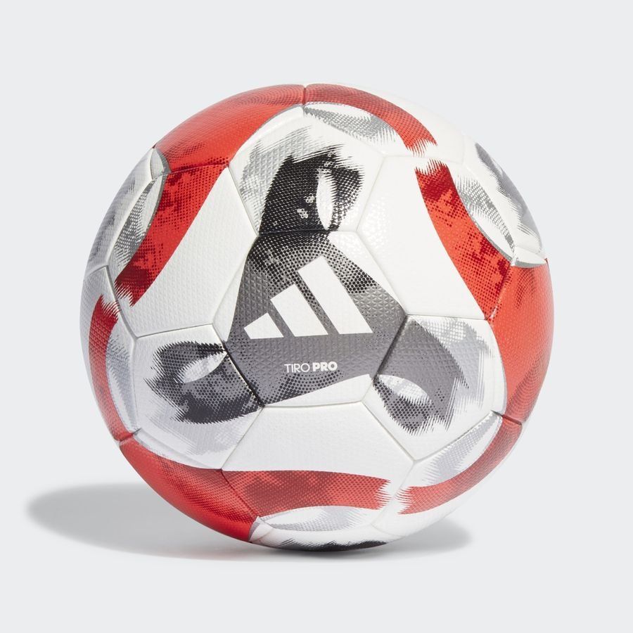 adidas Ballon Tiro Pro - Blanc/Noir/Argenté/Rouge