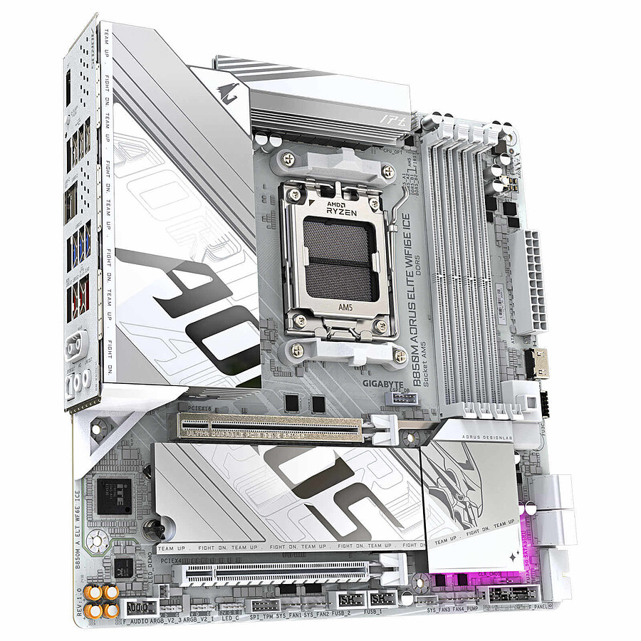 Gigabyte B850M AORUS ELITE WIFI6E ICE