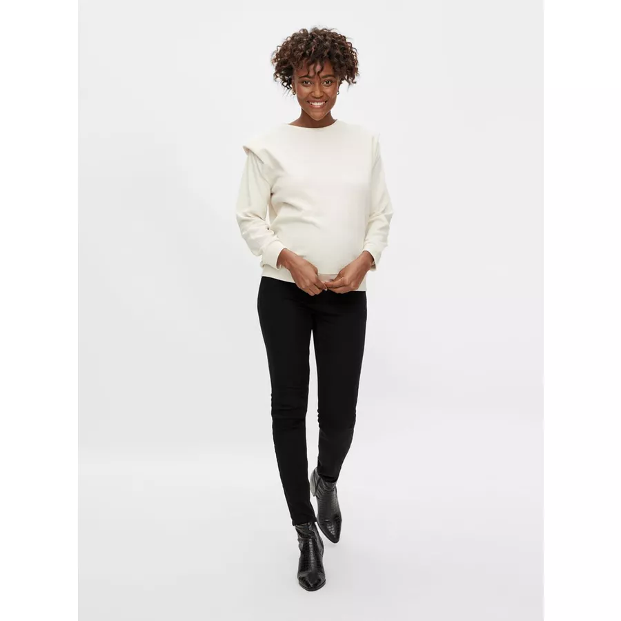 mama;licious Umstandsjeggings MLAMY Black Denim