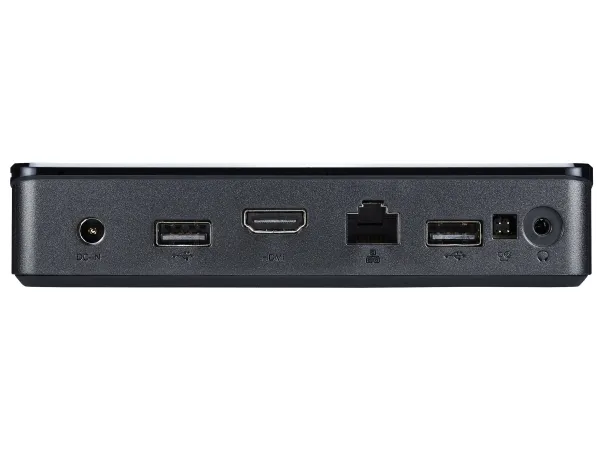 Shuttle XPC nano NS02AV2 - Android PC - mini PC 1 RK3368 op til - RAM 2 GB - flash - eMMC 16 GB - PowerVR SGX6110 - Gigabit Ethernet - Android 8.1 (Oreo) - skærm: ingen - sort