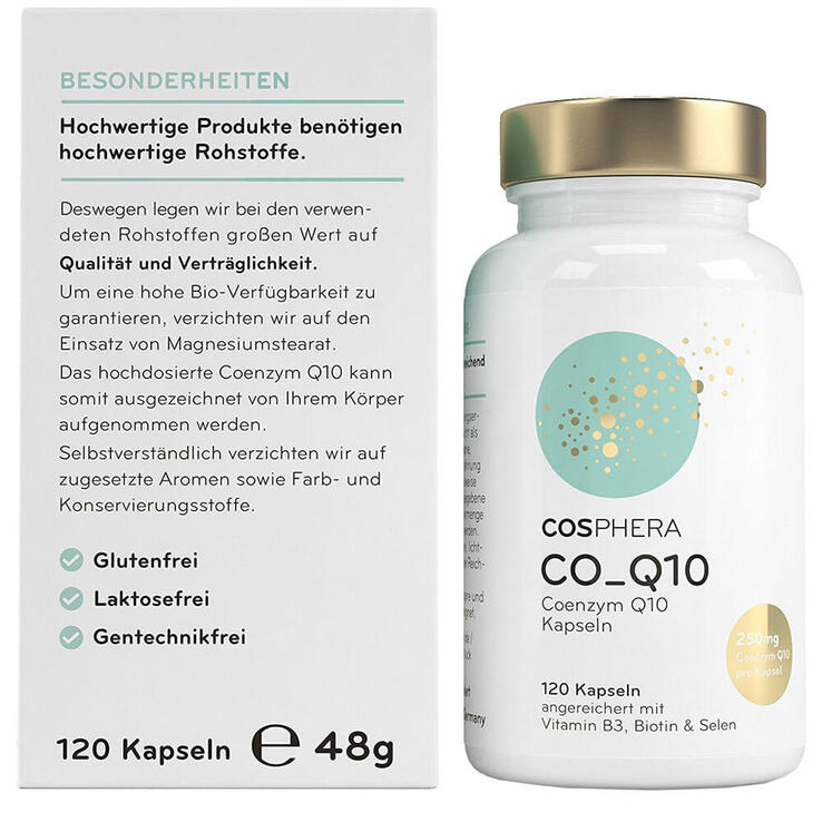 Cosphera Coenzym Q10 Kapseln 250 mg, 120 St