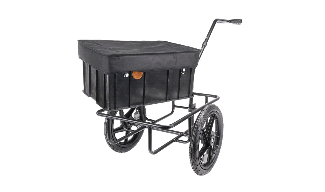 Cykeltrailer m/låg kobling og støtteben
