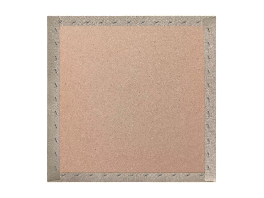 DHOME Lot de 8 Panneaux Rembourrés en Tissu Aqualine Autocollants pour Mur Acoustiques Absorbants Protection contre les Chocs (Beige, 60x60cm, x8)