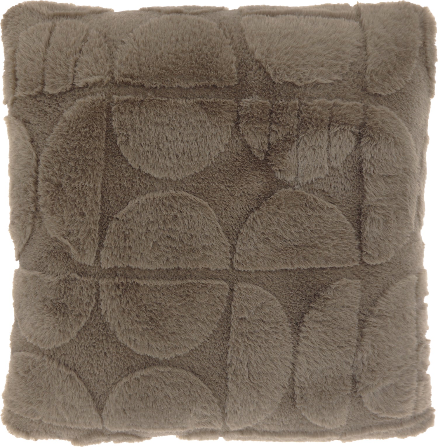 Unique Living sierkussen Milan taupe 45 x 45 cm