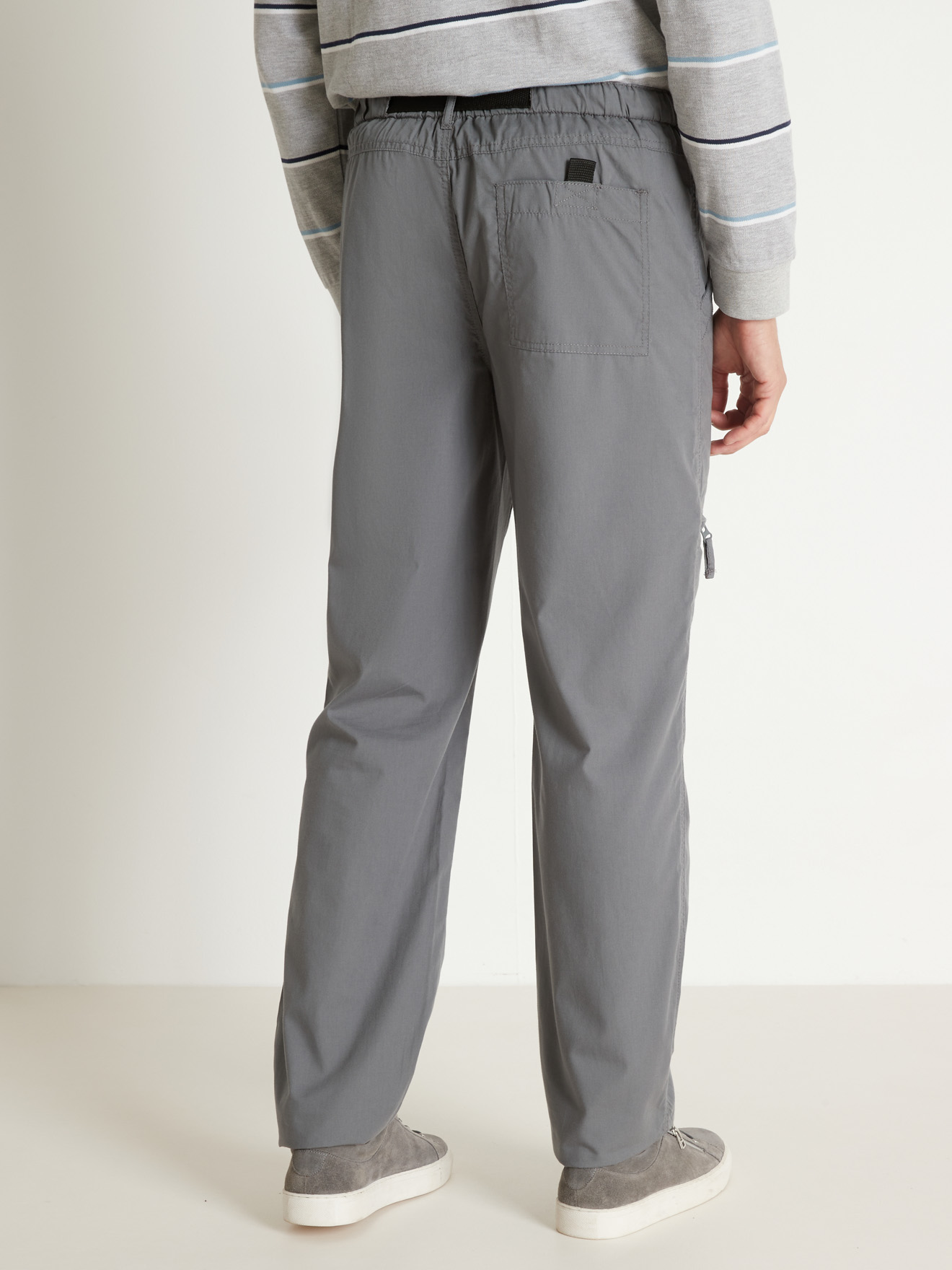 Pantalon multipoches tissu léger