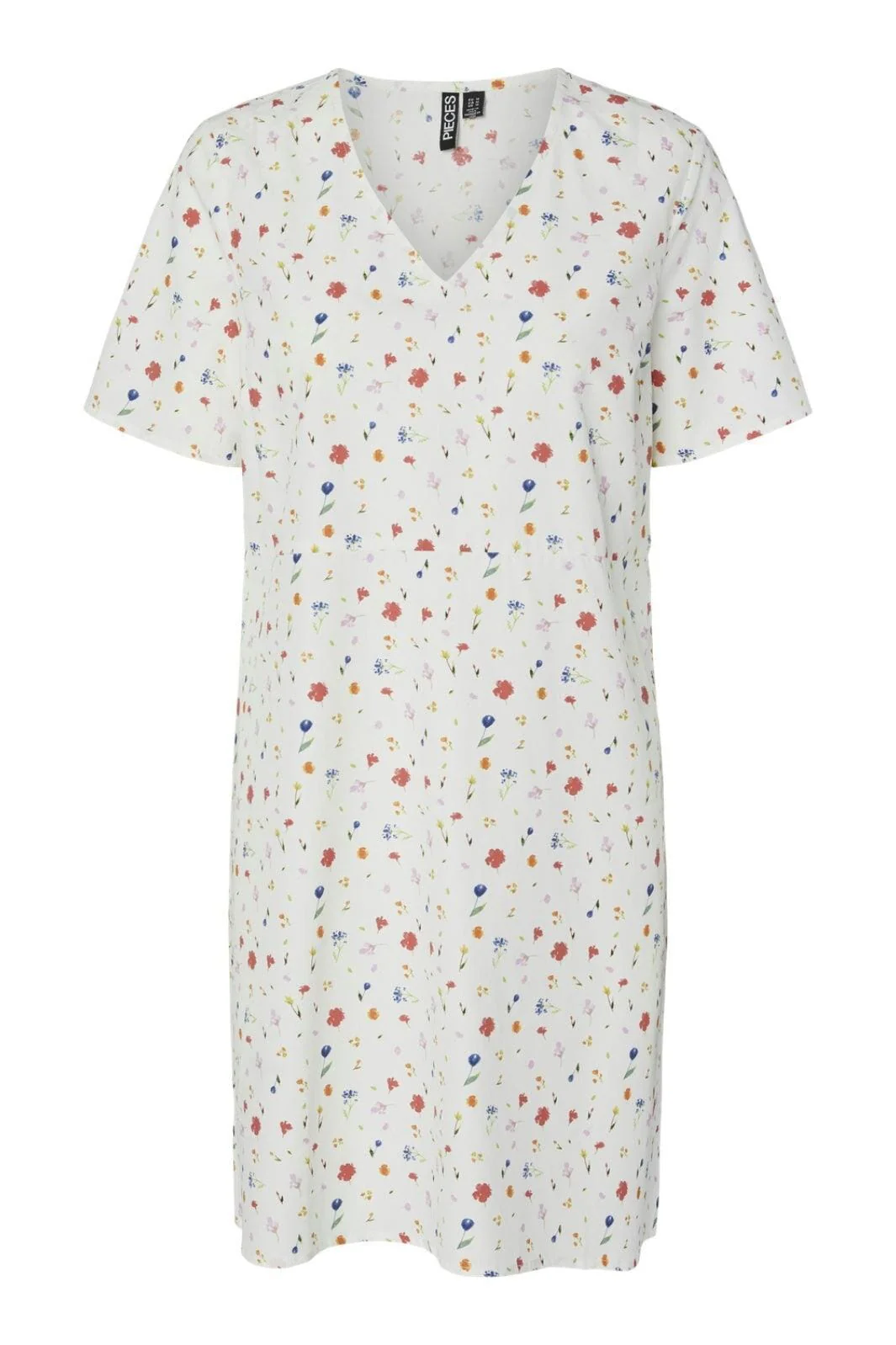 Pieces Pcmia Ss V-Neck Short Dress