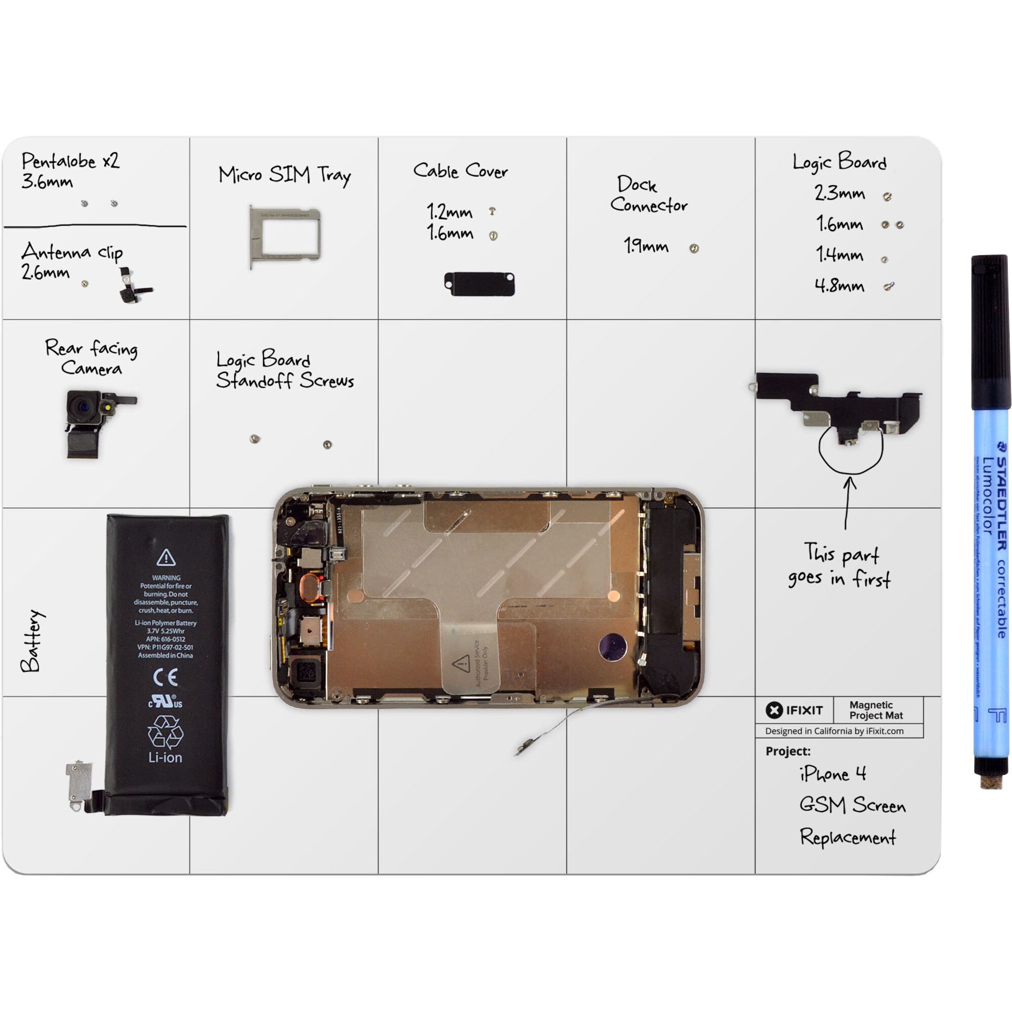 iFixit Matte Magnetic Project Mat Pro