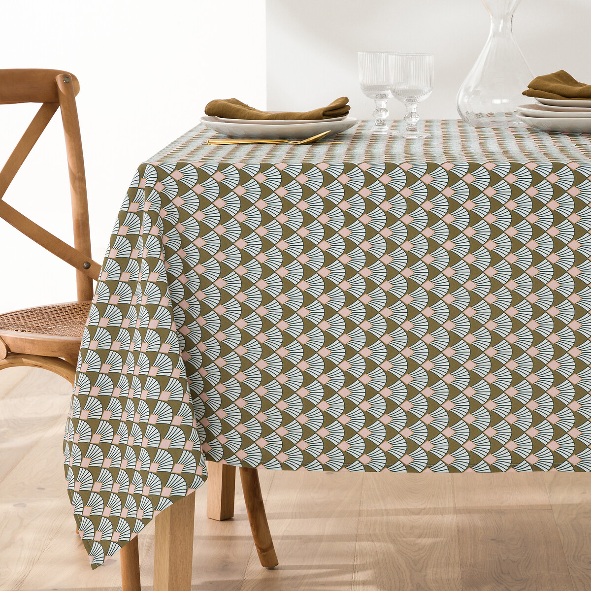 LA REDOUTE INTERIEURS<br>Toalha de mesa atoalhada estampada, Myrina